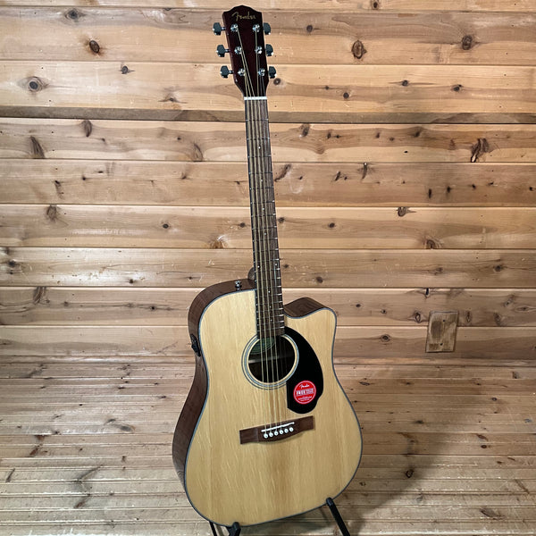 Fender CD-60SCE Dreadnought Acoustic Guitar - Natural