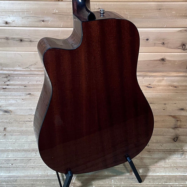 Fender CD-60SCE Dreadnought Acoustic Guitar - All Mahogany