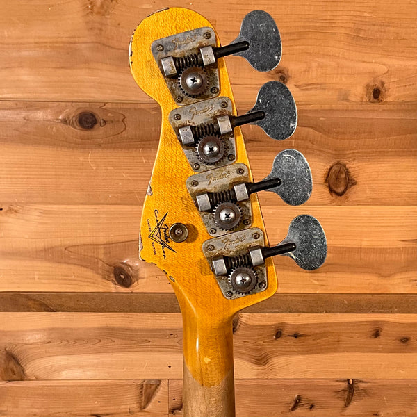 Fender Custom Shop Limited Edition Heavy Relic Custom Jazz Electric Bass USED - Aged Natural