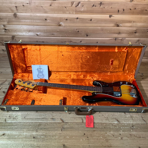 Fender James Jamerson 1962 Precision Electric Bass Guitar - 3-Tone Sunburst