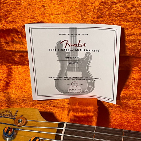 Fender James Jamerson 1962 Precision Electric Bass Guitar - 3-Tone Sunburst