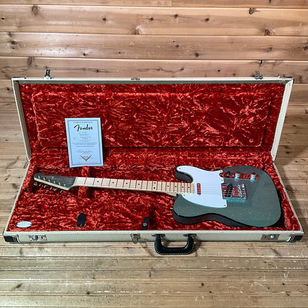 Fender Custom Shop 2003 NAMM Sparkle Telecaster Electric Guitar USED - Seafoam Sparkle