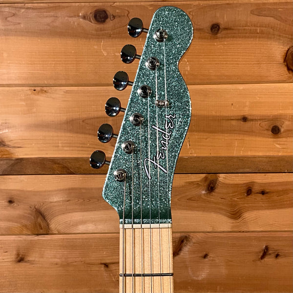 Fender Custom Shop 2003 NAMM Sparkle Telecaster Electric Guitar USED - Seafoam Sparkle