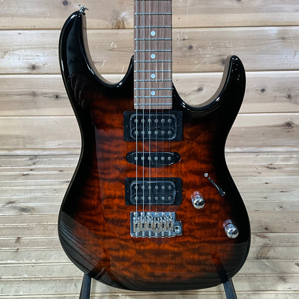 Ibanez GRX70QASB Electric Guitar - Sunburst