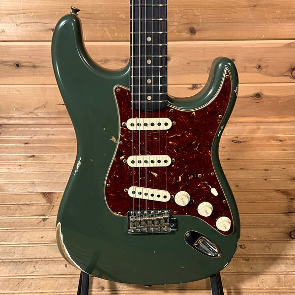 Fender Custom Shop 1960 Stratocaster Relic Electric Guitar - Olive Drab Green
