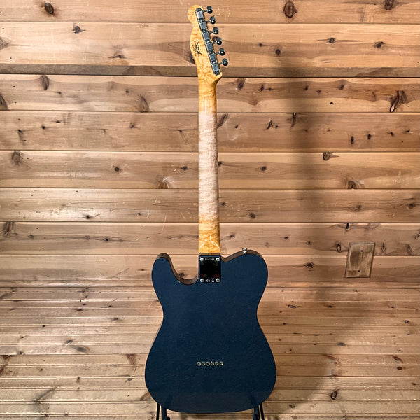 Fender Custom Shop Limited Edition Telecaster Custom DLX Closet Classic Electric Guitar - Aged HLE Gold with Aged Charcoal Frost Metallic Sides