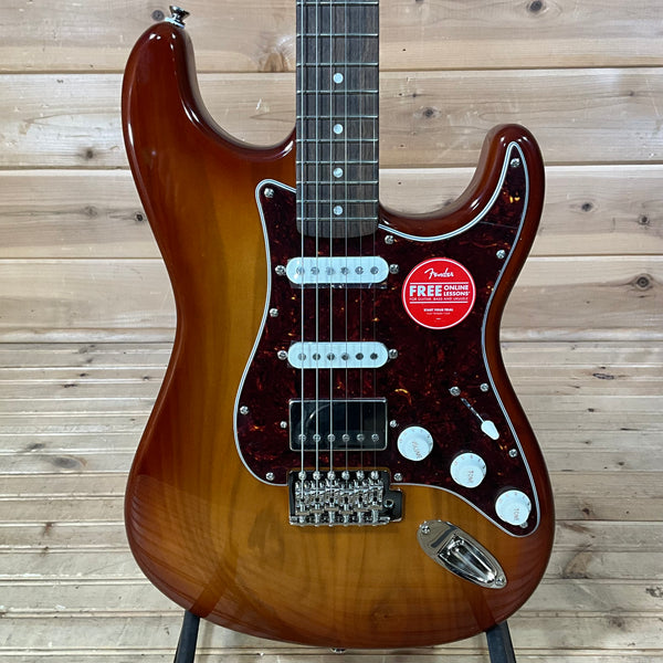 Squier Limited Edition Classic Vibe 60s Stratocaster HSS Electric Guitar - Sienna Sunburst