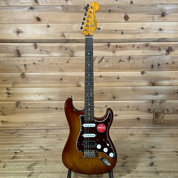 Squier Limited Edition Classic Vibe 60s Stratocaster HSS Electric Guitar - Sienna Sunburst