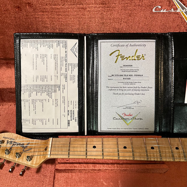 Fender Custom Shop Limited Edition 75th Anniversary Telecaster - Natural