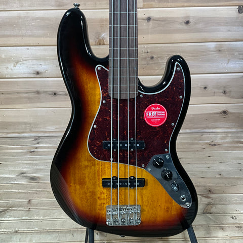 Squier Classic Vibe '60s Fretless Jazz Bass - 3 Color Sunburst