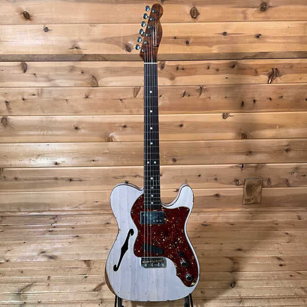 Fender Custom Shop Thinline Telecaster Relic Electric Guitar - Vintage Blonde
