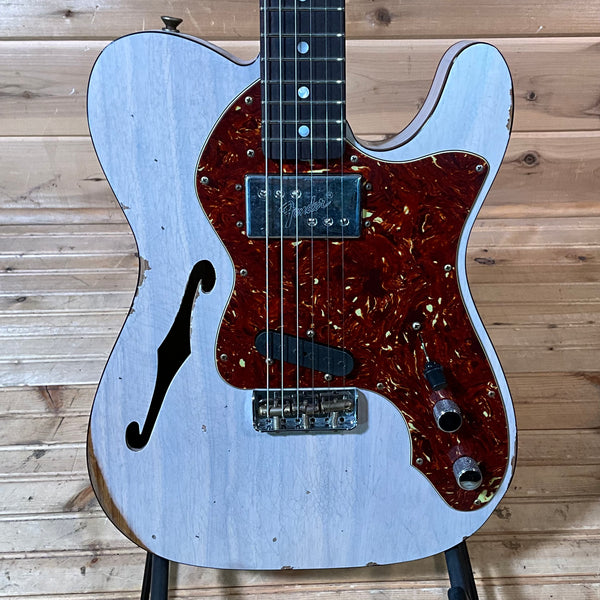 Fender Custom Shop Thinline Telecaster Relic Electric Guitar - Vintage Blonde