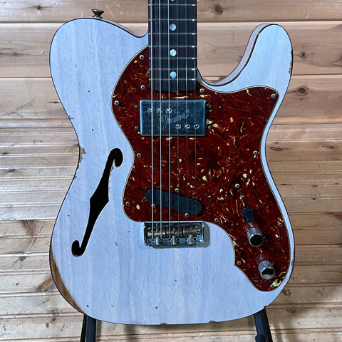 Fender Custom Shop Thinline Telecaster Relic Electric Guitar - Vintage Blonde