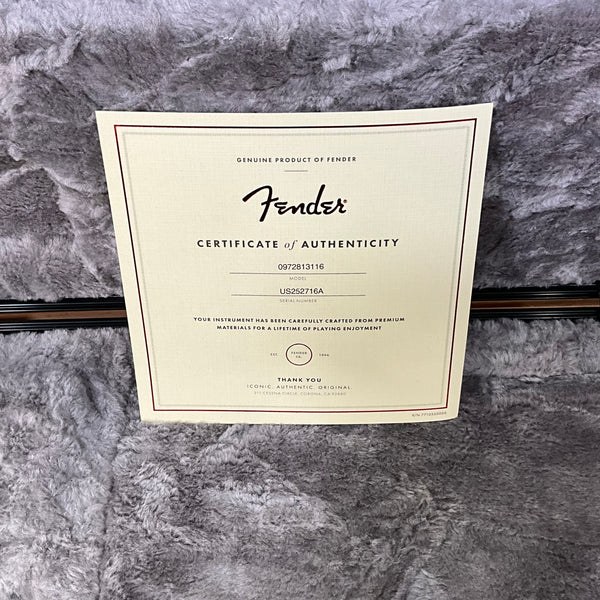 Fender Limited Edition Finneas American Acoustasonic Telecaster Electric Guitar - Satin Artic White