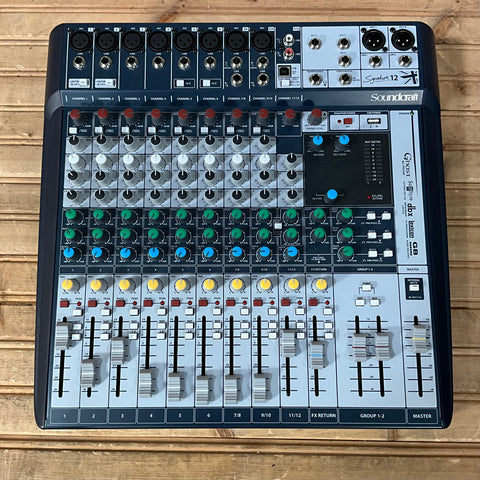 Soundcraft Signature 12 Analog Mixer USED