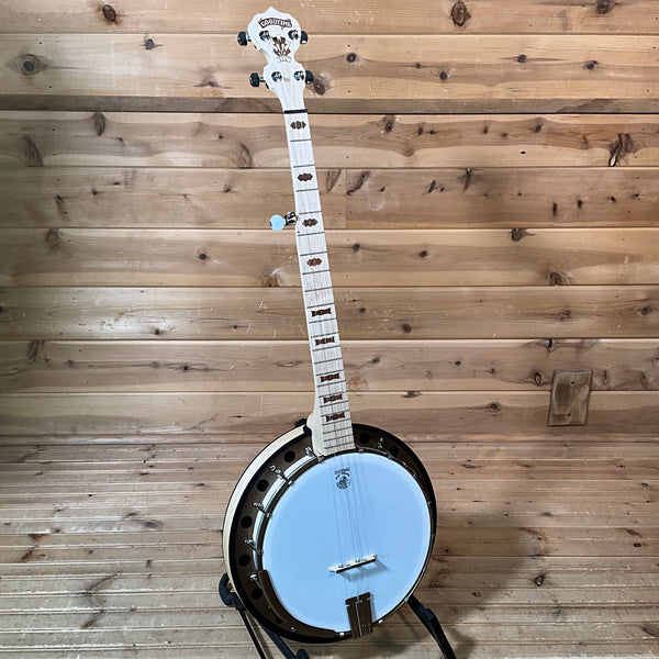 Deering Goodtime Two 5-String Banjo with Resonator - Natural Blonde Satin