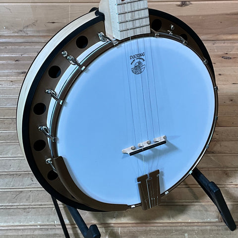 Deering Goodtime Two 5-String Banjo with Resonator - Natural Blonde Satin