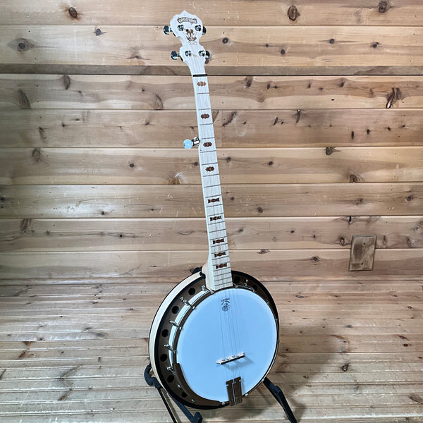 Deering Goodtime Two 5-String Banjo with Resonator - Natural Blonde Satin