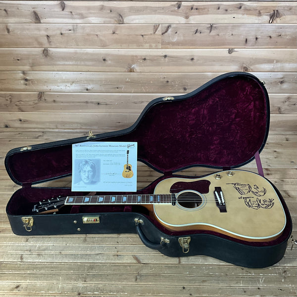 Gibson Custom 70th Anniversary John Lennon 1962 J-160E Museum Limited Edition Acoustic Guitar - Natural