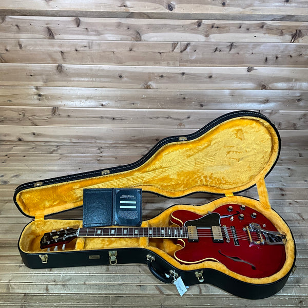 Gibson Custom M2M 1964 ES-335 w/ Bigsby Reissue VOS Electric Guitar - '60s Cherry