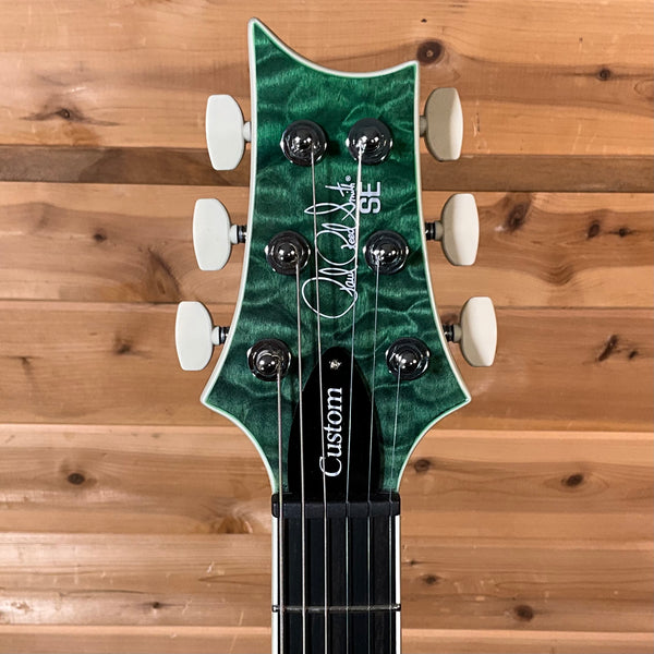 PRS SE Custom 24 Quilt Electric Guitar - Teal Black
