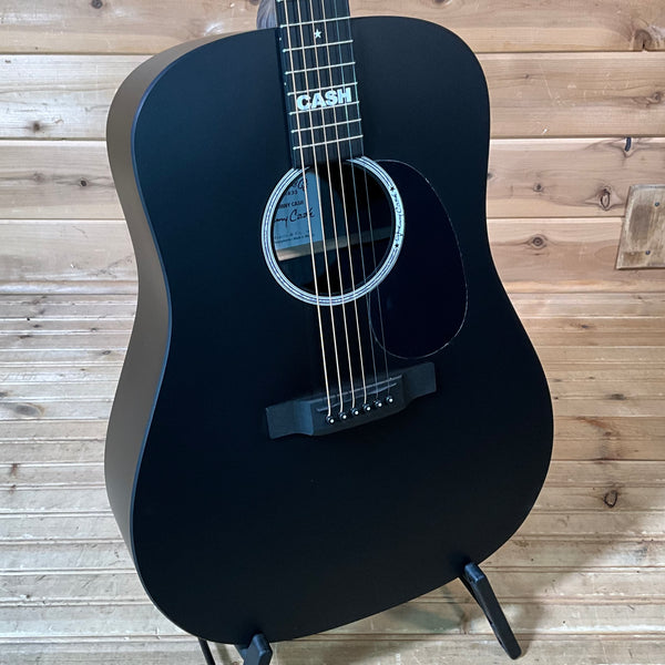 Martin DX Johnny Cash Acoustic Guitar - Jett Black