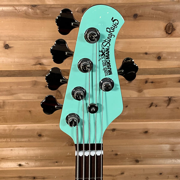 Ernie Ball Music Man StingRay5 Special 5-String Electric Bass - Laguna Green