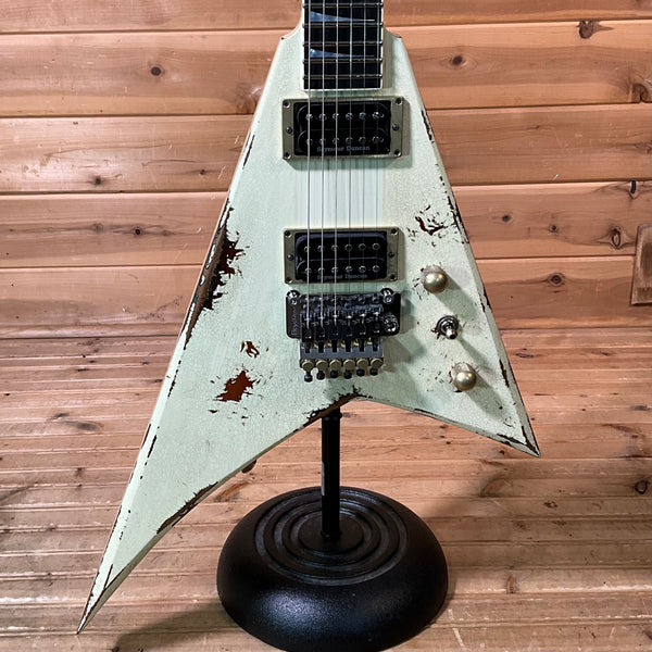 Jackson Custom Shop Special Edition Rhoads Electric Guitar - Vanilla Shake over 2 Tone Burst