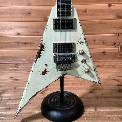 Jackson Custom Shop Special Edition Rhoads Electric Guitar - Vanilla Shake over 2 Tone Burst