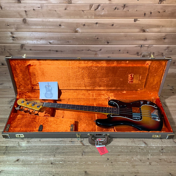 Fender James Jamerson 1962 Precision Electric Bass Guitar - 3-Tone Sunburst