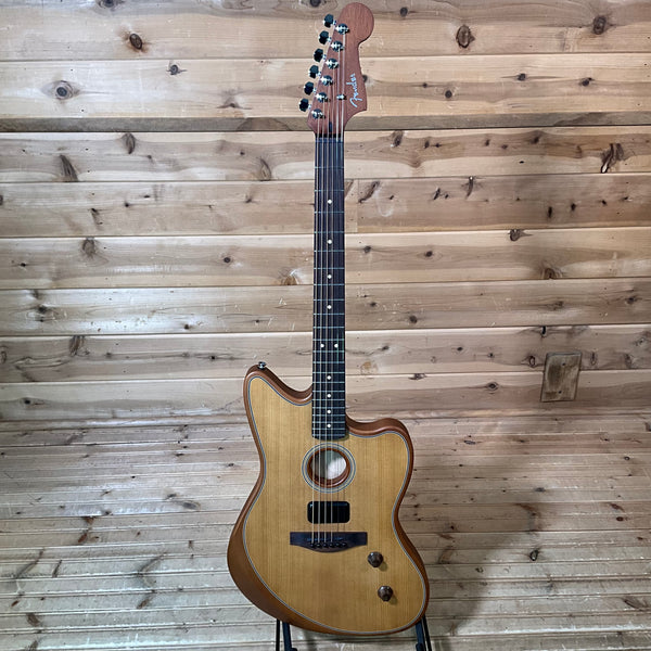 Fender Acoustasonic Standard Jazzmaster Acoustic Guitar - Aged Natural