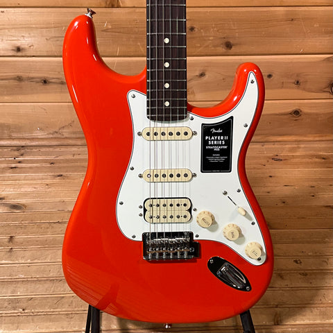 Fender Player II Stratocaster HSS Electric Guitar - Rallye Orange
