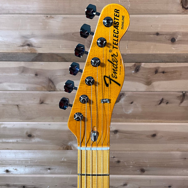 Fender American Vintage II 1972 Telecaster Thinline Electric Guitar - Candy Apple Red