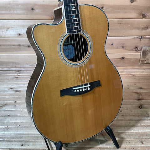 PRS SE A60E Angelus Left Handed Acoustic Guitar - Natural