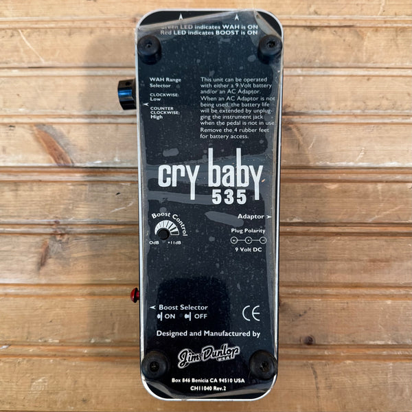 Jim Dunlop Cry Baby 535 Pedal USED