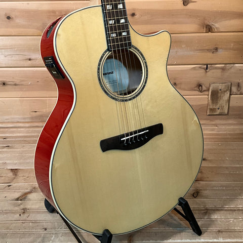 Ibanez AE170 Acoustic Guitar - Natural w/ Red