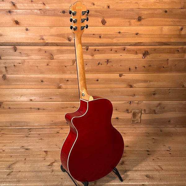 Ibanez AE170 Acoustic Guitar - Natural w/ Red