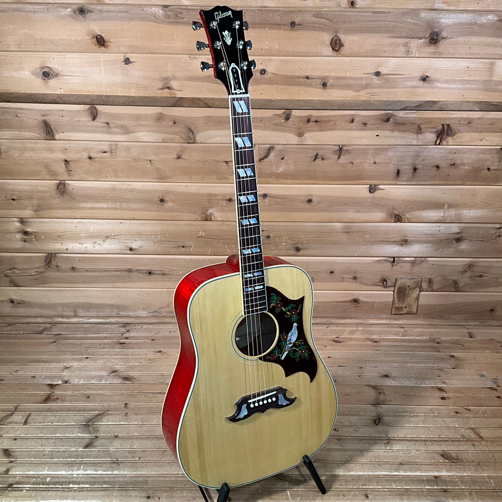 Gibson Dove Original Acoustic Guitar - Antique Natural - Huber