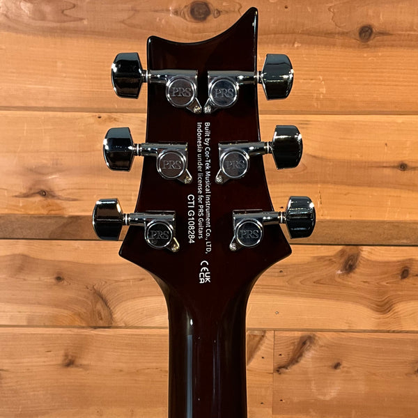 PRS SE Custom 24 Semi-Hollow Piezo Electric Guitar - Orange Tiger Smokeburst