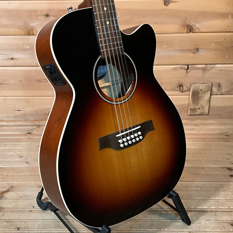 Seagull Seagull S12 Concert Hall Cutaway Spruce GT Presys II 12-String Acoustic Guitar - Sunburst