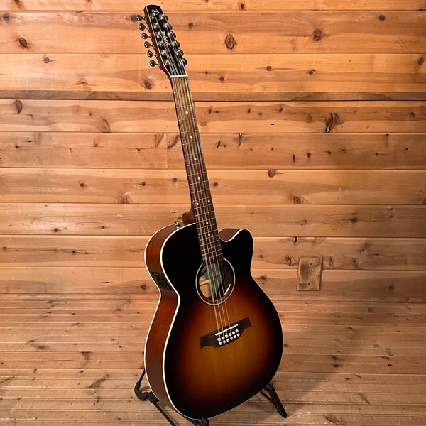 Seagull Seagull S12 Concert Hall Cutaway Spruce GT Presys II 12-String Acoustic Guitar - Sunburst