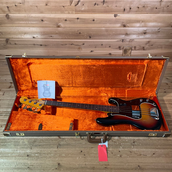 Fender James Jamerson 1962 Precision Electric Bass Guitar - 3-Tone Sunburst