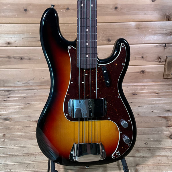 Fender James Jamerson 1962 Precision Electric Bass Guitar - 3-Tone Sunburst