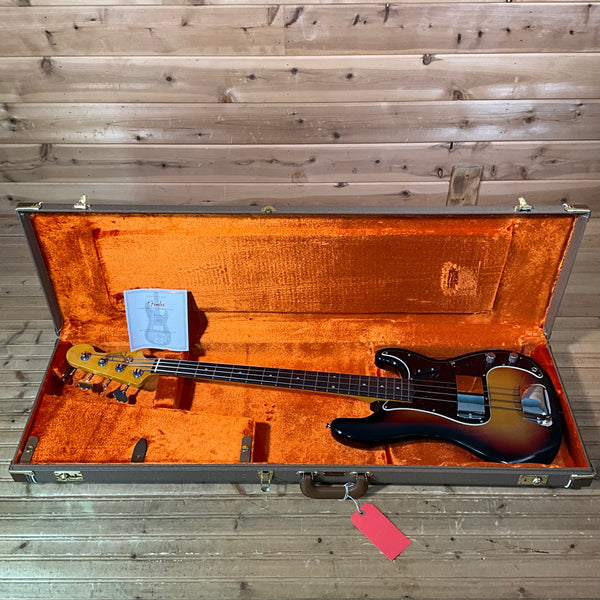 Fender James Jamerson 1962 Precision Electric Bass Guitar - 3-Tone Sunburst