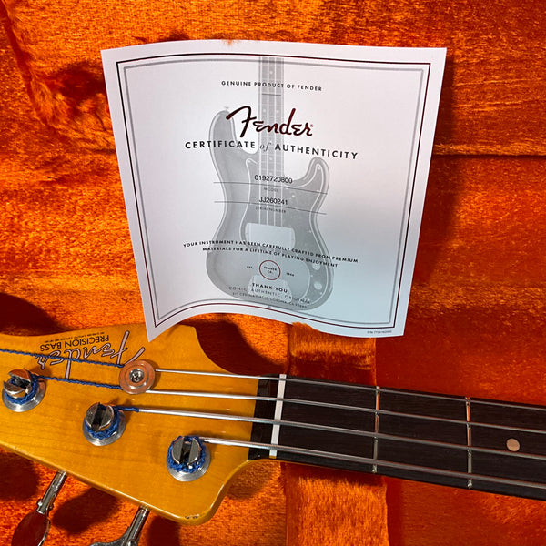 Fender James Jamerson 1962 Precision Electric Bass Guitar - 3-Tone Sunburst