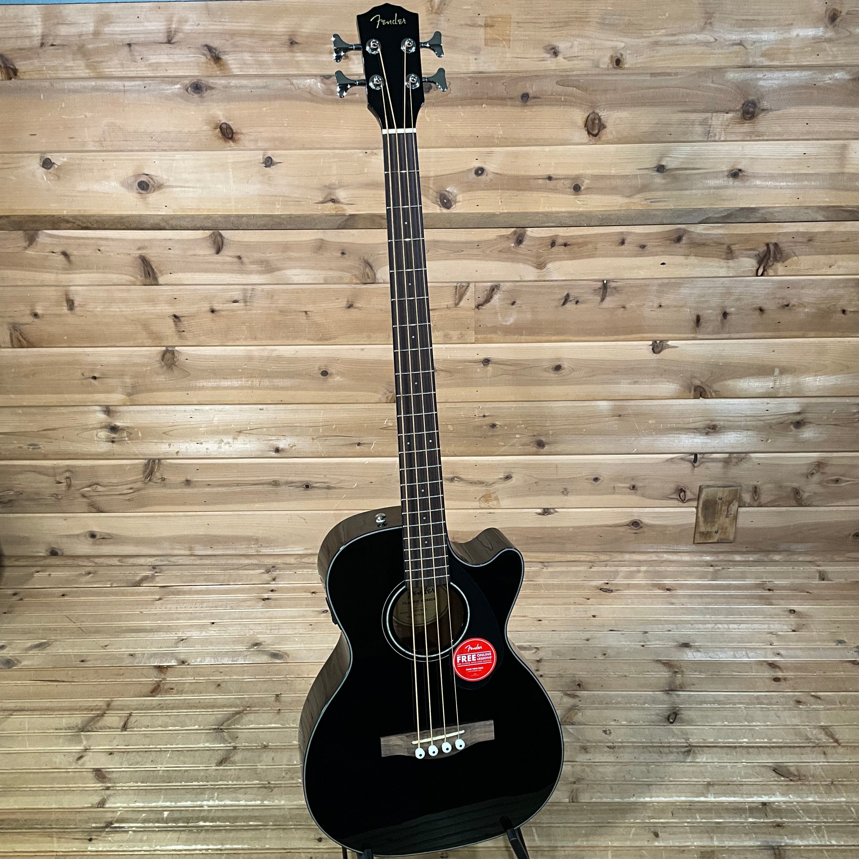 Fender CB-60SCE Acoustic Bass - Black