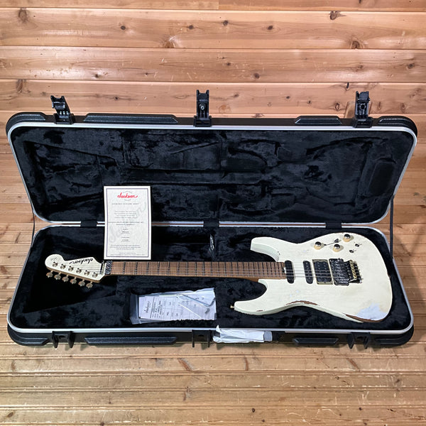 Jackson Custom Shop Phil Collins Signature Super Stratocaster Electric Guitar - Vanilla Shake
