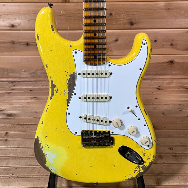 Fender Custom Shop 1969 Stratocaster Heavy Relic - Aged Canary Yellow