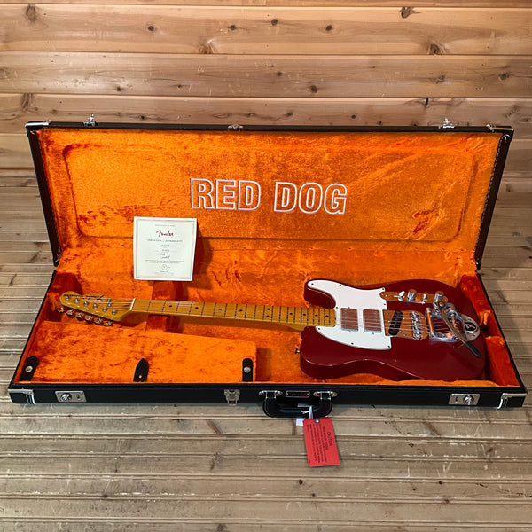 Fender Stories Collection Mike Campbell Red Dog Telecaster Electric Guitar - Red Dog Red