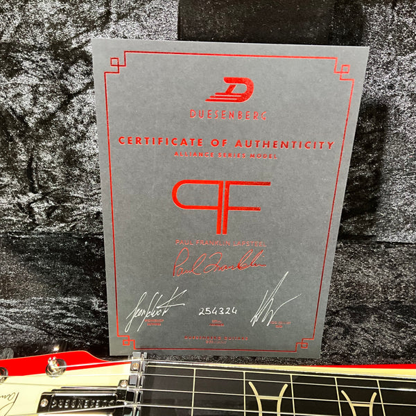 Duesenberg Alliance Paul Franklin Lapsteel - Red